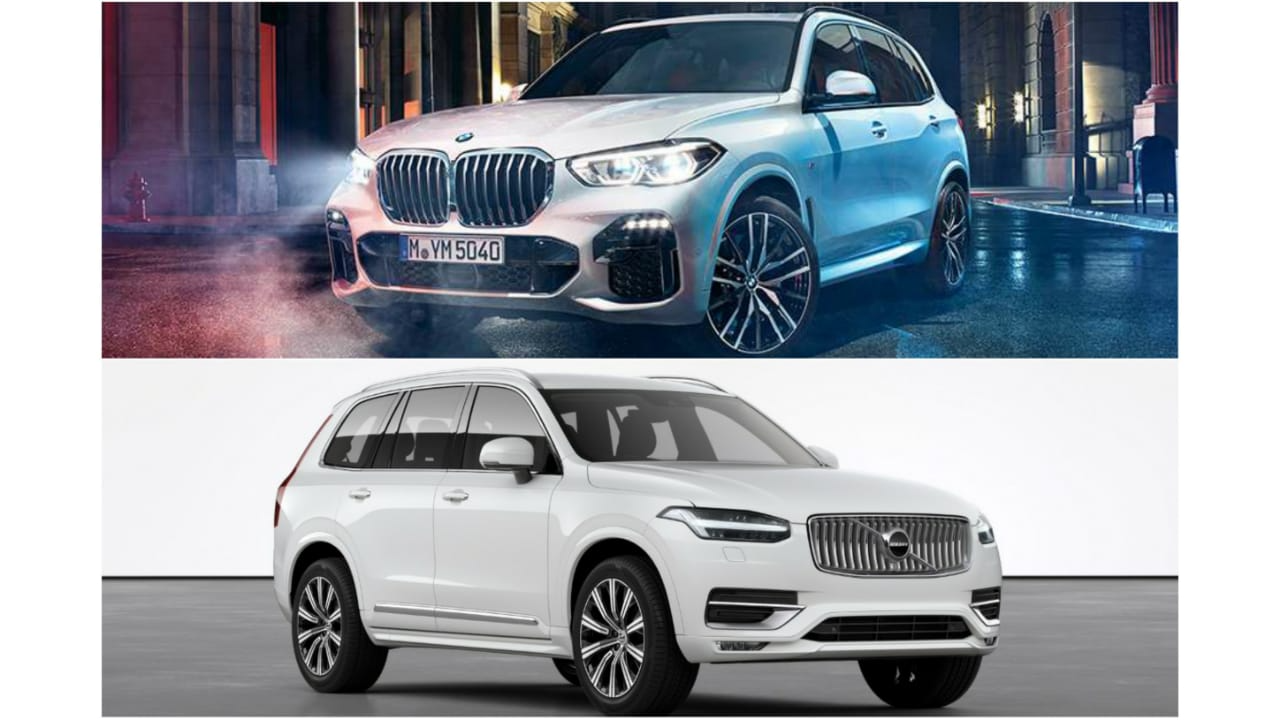 مقارنة تفصيلية بين بي ام دابليو X5 و فولفو XC90 في مصر.